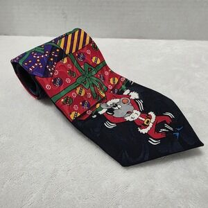 Surrey Mens Tie Christmas Graphic Mouse Gift One Size Polyester Classic Designer